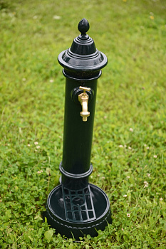 Алюминиевая садовая колонка для воды коричневая GLQ 888